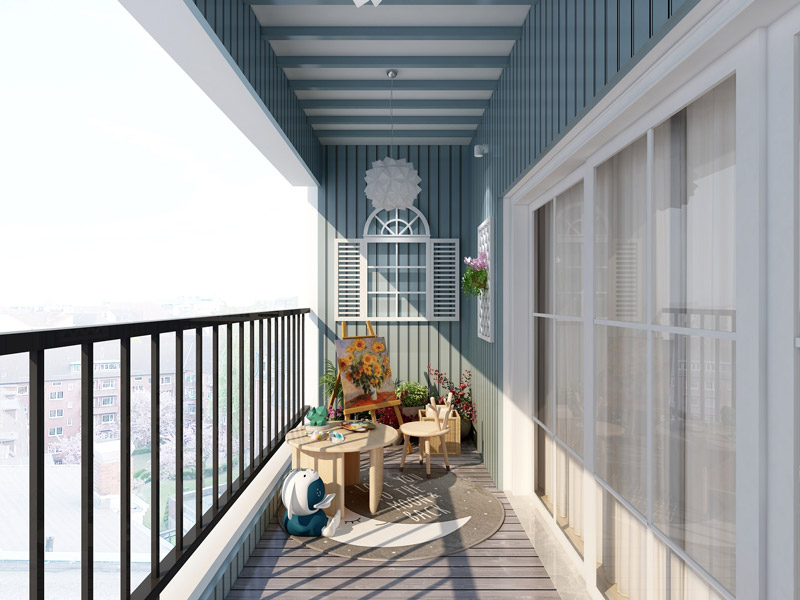 阳台装修设计-室内设计的完善和补充