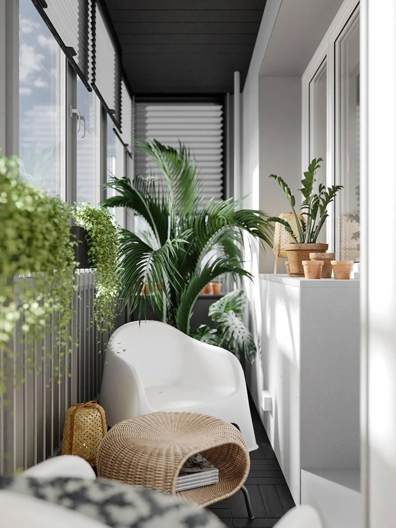 别墅阳台装修设计——休闲、轻松和舒适